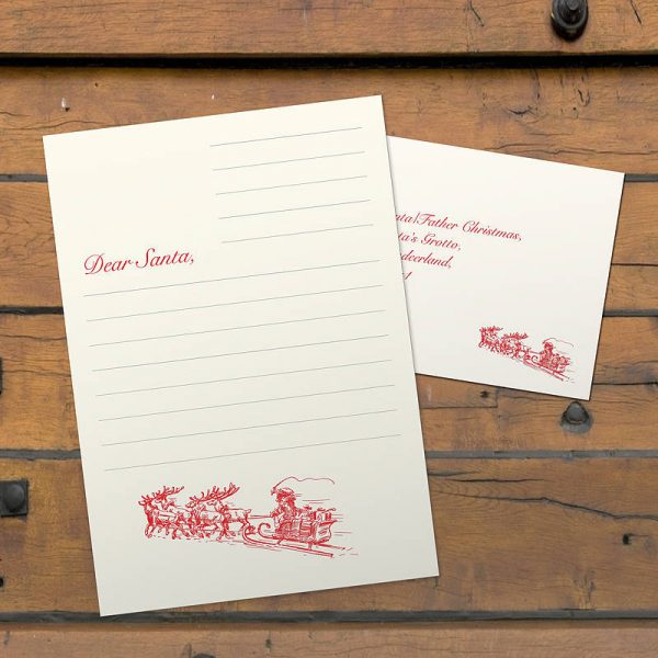 A Letterpress Letter to Santa